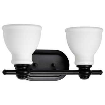 Russel Two Light Vanity in Matte Black (72|60-8022)
