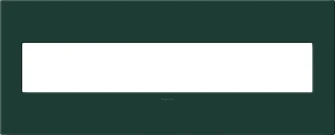 adorne Six-Gang Screwless Wall Plate with Microban in Evergreen (246|AWP6GEG)