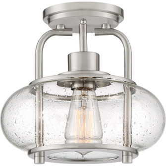 Trilogy One Light Semi Flush Mount in Brushed Nickel (10|TRG1710BN)