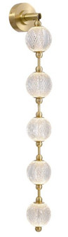 Marni LED Wall Vanity in Natural Brass (452|WV321005NB-UNV-010)