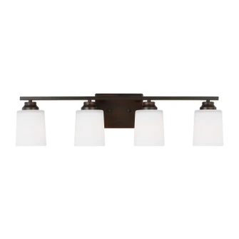 Vinton Four Light Wall / Bath Sconce in Bronze (1|4420904EN3-710)