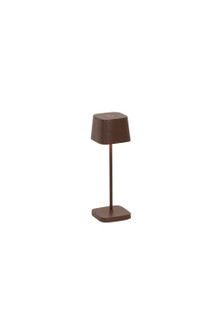Ofelia LED Table Lamp in Rust (556|LD1880R3)