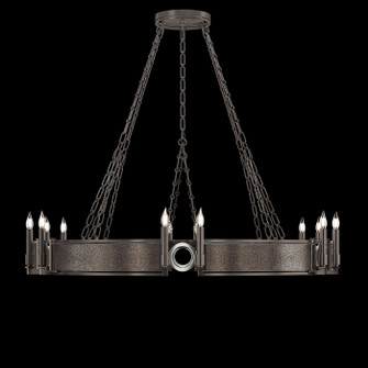 Mirage 12 Light Chandelier in Midnight Steel/Nickel/Pebble (48|100048-721)