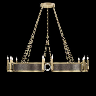 Mirage 12 Light Chandelier in Soft Gold Leaf/Nickel/Pebble (48|100048-521)