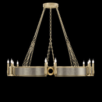 Mirage 12 Light Chandelier in Soft Gold Leaf/Brass/Coco (48|100048-512)