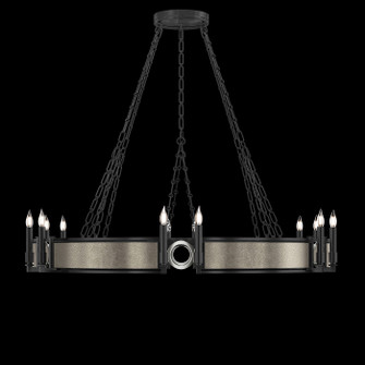 Mirage 12 Light Chandelier in Black Iron/Nickel/Coco (48|100048-122)