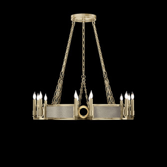 Mirage 12 Light Chandelier in Soft Gold Leaf/Brass/Coco (48|100047-512)