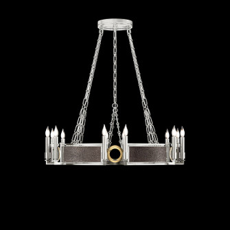 Mirage Chandelier in Silver Leaf/Brass/Pebble (48|100047-411)