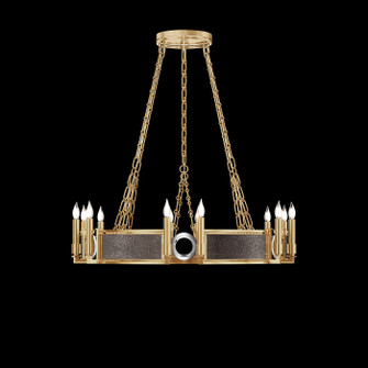 Mirage 12 Light Chandelier in Gold Leaf/Nickel/Pebble (48|100047-321)