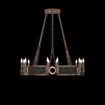 Mirage 12 Light Chandelier in Bronze/Brass/Black Knight (48|100047-213)