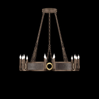 Mirage 12 Light Chandelier in Bronze/Brass/Pebble (48|100047-211)