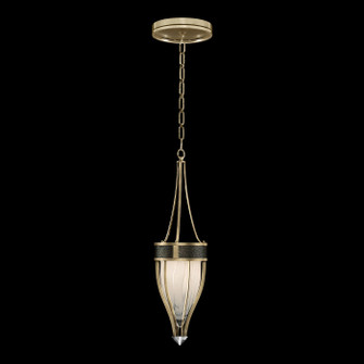 Mirage One Light Pendant in Soft Gold Leaf/Nickel/Black Knight (48|100045-523)