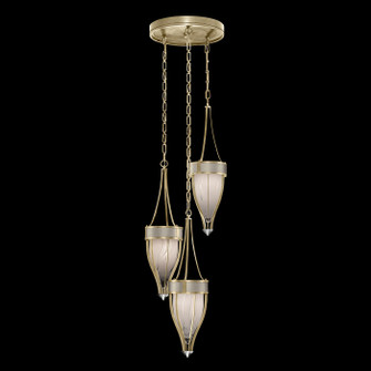 Mirage Three Light Pendant in Soft Gold Leaf/Nickel/Coco (48|100044-522)