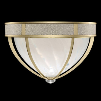 Mirage Three Light Flush Mount in Soft Gold Leaf/Nickel/Coco (48|100042-522)