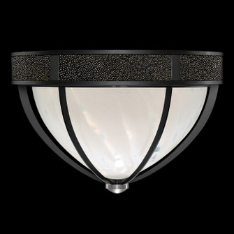 Mirage Three Light Flush Mount in Black Iron/Nickel/Black Knight (48|100042-123)