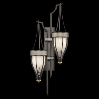 Mirage Wall Sconce in Midnight Steel/Brass/Coco (48|100041-712)