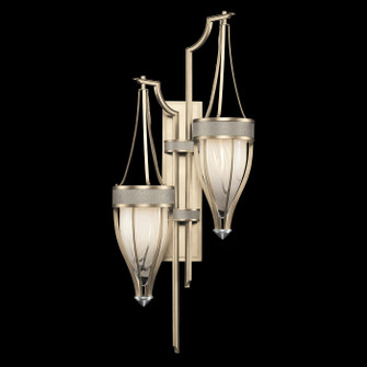 Mirage Two Light Wall Sconce in Champagne/Nickel/Coco (48|100041-622)