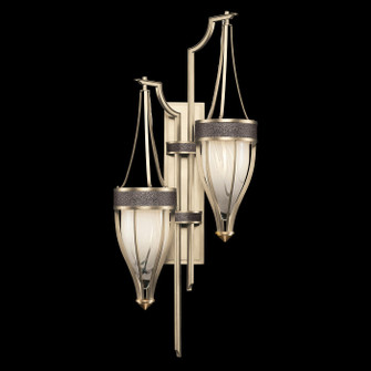 Mirage Two Light Wall Sconce in Champagne/Brass/Pebble (48|100041-611)