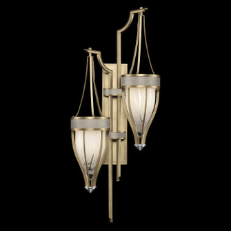 Mirage Wall Sconce in Soft Gold Leaf/Nickel/Coco (48|100041-522)