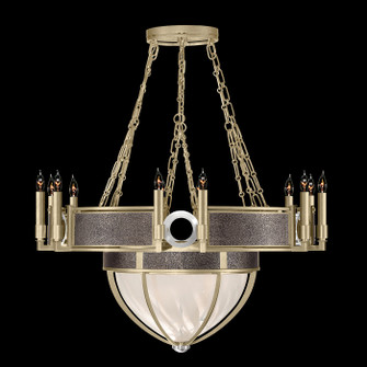 Mirage 15 Light Chandelier in Soft Gold Leaf/Nickel/Pebble (48|100037-521)