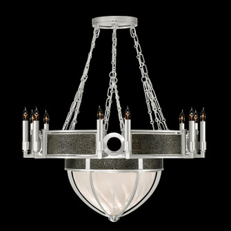 Mirage 15 Light Chandelier in Silver Leaf/Nickel/Black Knight (48|100037-423)