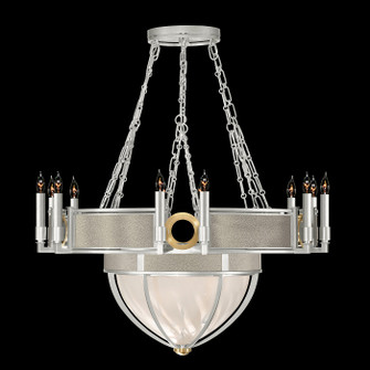 Mirage 15 Light Chandelier in Silver Leaf/Brass/Coco (48|100037-412)