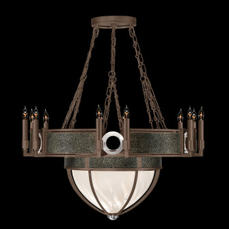 Mirage 15 Light Chandelier in Bronze/Nickel/Black Knight (48|100037-223)