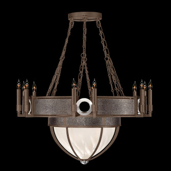 Mirage 15 Light Chandelier in Bronze/Nickel/Pebble (48|100037-221)