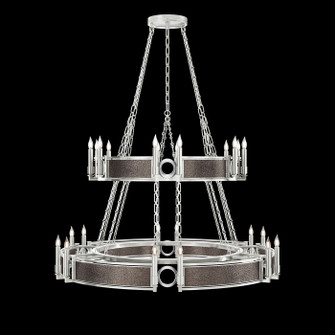 Mirage Chandelier in Silver Leaf/Nickel/Pebble (48|100036-421)