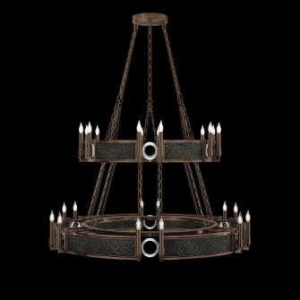 Mirage Chandelier in Bronze/Nickel/Black Knight (48|100036-223)