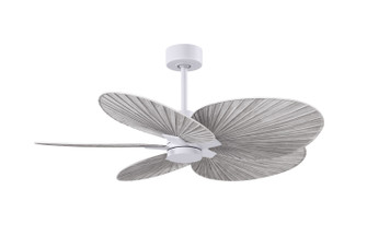 Alessandra Tropical 48'' Ceiling Fan in Matte White (101|AKTP-MWH-BW)