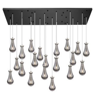 Downtown Urban 21 Light Pendant in Brushed Brass (405|172BK-451-1P-BB-G451-5CL-20)