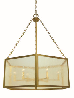 Mila Six Light Chandelier in Brushed Brass (8|5916 BR)