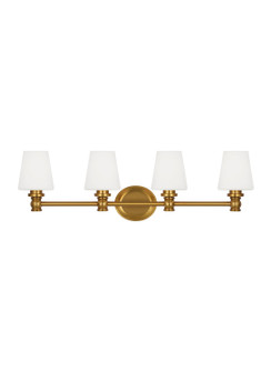 Xavierre Four Light Vanity in Burnished Brass (454|VS22104BBS)