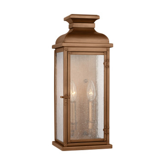 Pediment Two Light Wall Lantern in Natural Copper (454|OL11101NCP)