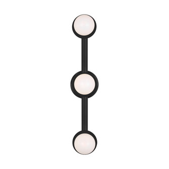Nodes Three Light Vanity in Midnight Black (454|KWL1173MBK)