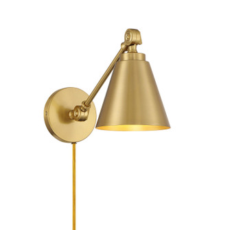 Two Light Wall Sconce in Natural Brass (446|M90108NB)