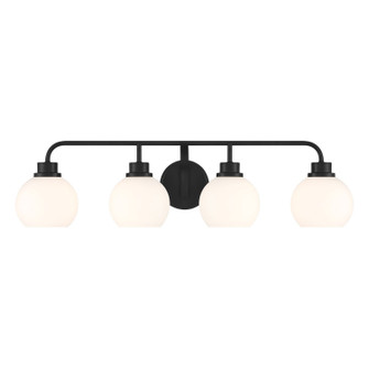 Four Light Bathroom Vanity in Matte Black (446|M80082MBK)