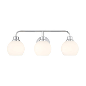 Three Light Bathroom Vanity in Chrome (446|M80081CH)