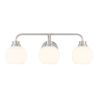 Three Light Bathroom Vanity in Brushed Nickel (446|M80081BN)