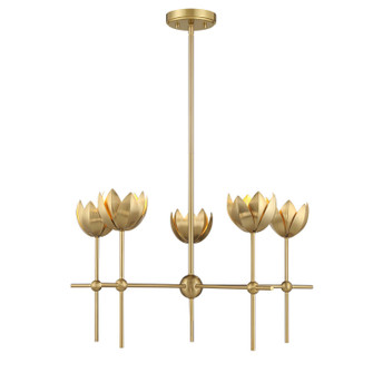 LED Chandelier in Natural Brass (446|M100131NB)
