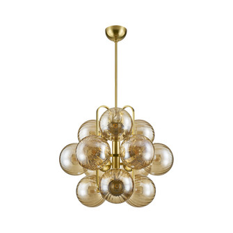 Cronus 12 Light Chandelier in Vintage Polished Brass (68|476-34-VPB)