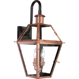 Rue De Royal Two Light Outdoor Wall Lantern in Aged Copper (10|RO8411AC)