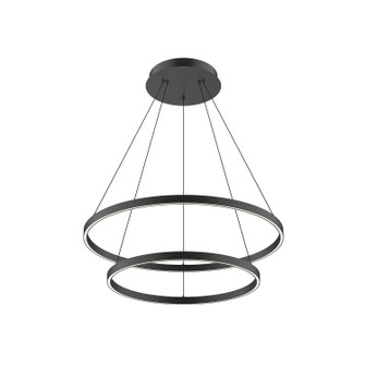 Cerchio LED Chandelier in Black (347|CH87832-BK-UNV-010)