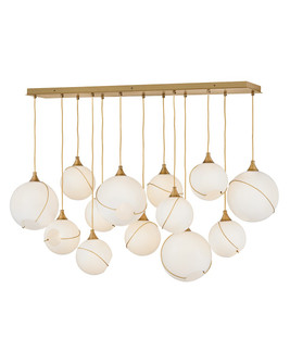 Skye LED Chandelier in Heritage Brass (13|30305HBR-CO)