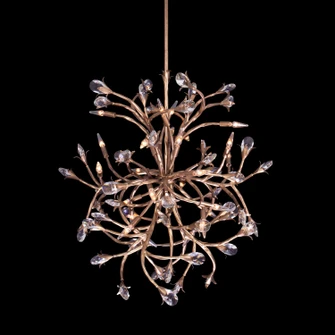 Fiore 24 Light Chandelier in Pearlized Antique Brass (238|041451-065-FR001)