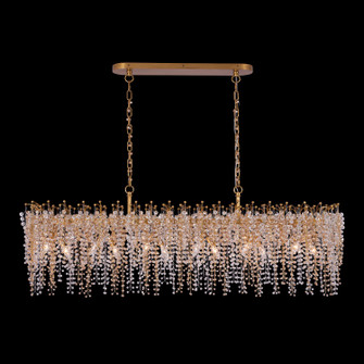 Fuji 12 Light Island Pendant in True Brass (238|040561-062-FR008)