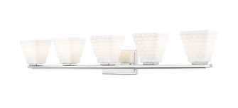 Annalise Five Light Vanity in Chrome (224|7514-5V-CH)