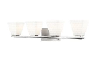 Annalise Four Light Vanity in Brushed Nickel (224|7514-4V-BN)
