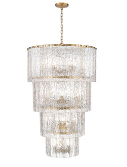 Glacier 18 Light Chandelier in Modern Gold (224|1943-48MGLD)